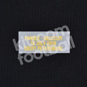 FIFA World Cup 2018 Belgium Match Detail MDT Patch vs France Repro