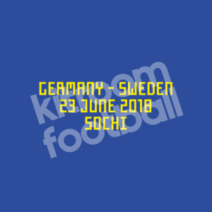 FIFA World Cup 2018 Sweden vs Germany Match Detail MDT Patch Repro