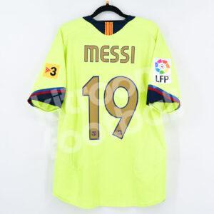 Official 2006-07 Barcelona Third Shirt #19 MESSI (Very Good) M La Liga - Image 1