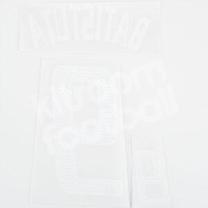 World Cup 2002 Argentina Away Name Set Number #9 BATISTUTA Repro - Image 3