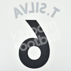 2020-23 Chelsea Blue Name Number Set #6 THIAGO SILVA Repro Premier - Image 3