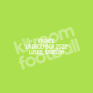 FIFA World Cup Qatar 2022 Final Argentina GK MDT Patch vs France Repro