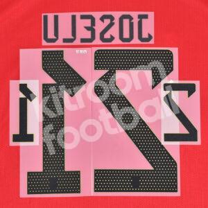 2022-23 Spain Name Number Set #21 JOSELU Home Repro - Image 3