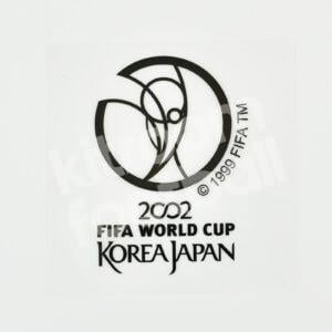 FIFA World Cup Korea Japan 2002 Black Patch Badge Repro v2 - Image 1