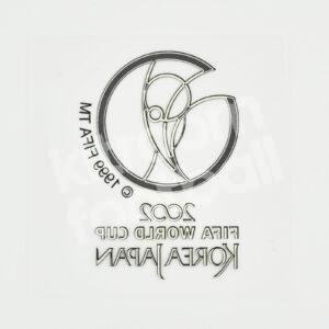 FIFA World Cup Korea Japan 2002 Black Patch Badge Repro v2 - Image 3