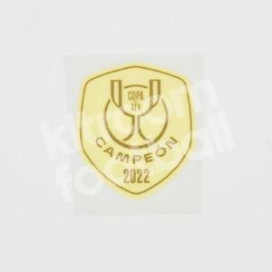 Original Player Issue 2022-23 Real Betis Campeon Copa del Rey Badge Patch Parche