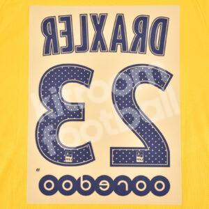 Original Player Issue 2017-18 PSG Paris Away Name Number Set #23 DRAXLER Ligue One - Image 3