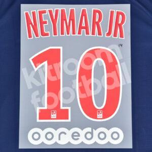 Original Player Issue 2018-19 PSG Paris Home Name Number Set #10 NEYMAR JR Ligue One - Image 1