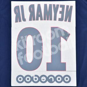 Original Player Issue 2017-18 PSG Paris Home Name Number Set #10 NEYMAR JR Ligue One - Image 3