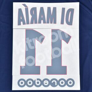 Original Player Issue PSG Paris Home Name Number Set #11 DI MARÍA Ligue One - Image 3