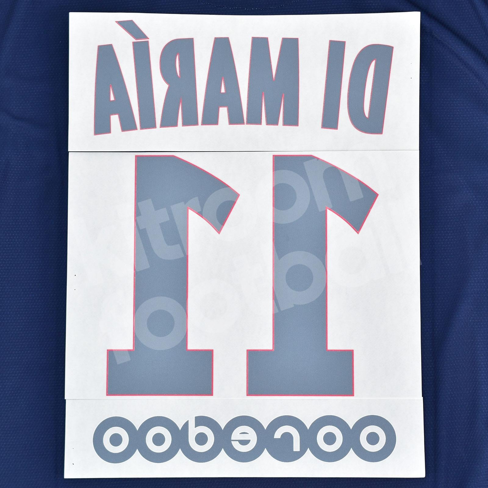 Flocage Officiel PSG 2022/2023 – Nom Kimpembe, Maillot Domicile Marine
