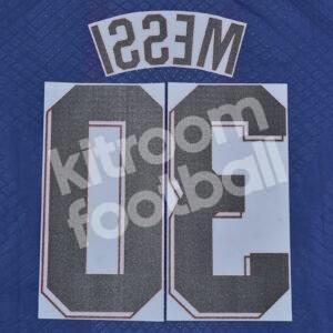 2021-22 PSG Paris Home Name Number Set #30 MESSI UCL Repro - Image 3