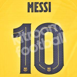 2019-21 Barcelona Away Name Number Set #10 MESSI Cup Repro v2 - Image 4