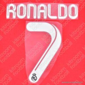 2011-12 Real Madrid Third Name Set #7 RONALDO (Repro)