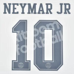 2018-19 PSG Paris Home Name Number Set #10 NEYMAR Jordan Repro - Image 1