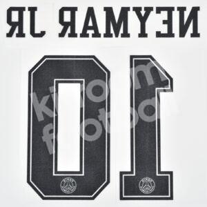 2018-19 PSG Paris Home Name Number Set #10 NEYMAR Jordan Repro - Image 2