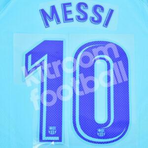 2017-18 Barcelona Away #10 MESSI Name Number Set Repro