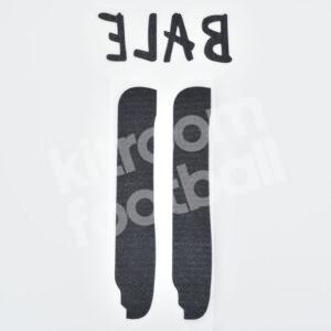 2013-14 Real Madrid Home Name Number Set #11 BALE Repro - Image 2