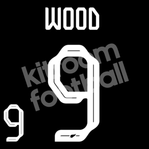 2022-23 New Zealand Name Number Set #9 WOOD Away Repro - Image 1