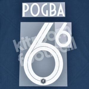 Original Player Issue 2018 World Cup France Home Name Number Set #6 POGBA