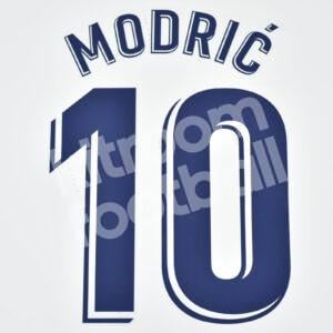2019-20 Real Madrid Third Name Number Set #10 MODRIC La Liga Repro