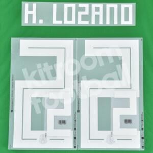Original Player Issue World Cup 2018 Mexico Home Name Number Set #22 H. LOZANO