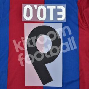 2006-07 Barcelona Name Number Set #9 ETOO Repro - Image 3