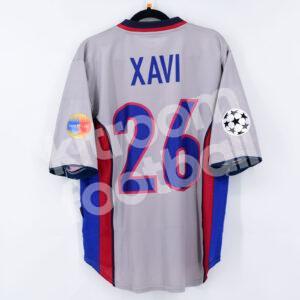 1999-00 Barcelona Away Shirt #26 XAVI Champions League (Very Good) M