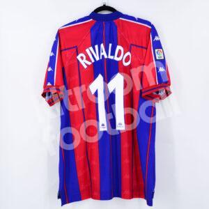 1997-98 Barcelona Home Shirt #11 RIVALDO (Very Good) XL Kappa - Image 1