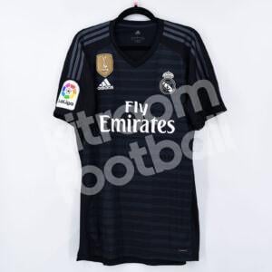 2018-19 Real Madrid Goalkeeeper Shirt Black #25 COURTOIS La Liga L - Image 2