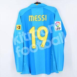 2007-08 Barcelona Player Issue Away Shirt #19 MESSI La Liga *New* L Long Sleeves