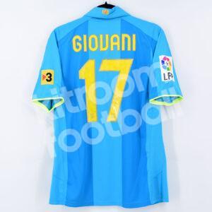 2007-08 Barcelona Away Shirt #17 GIOVANI Dos Santos Match Worn (Very Good) - Image 1
