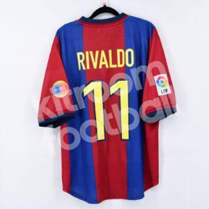 1998-99 Barcelona Home Shirt #11 RIVALDO Nike (Good) L