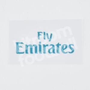 Original 2017-18 Real Madrid Small Fly Emirates Home Sponsor Patch for Pants