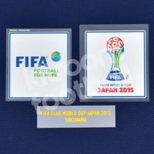 Original Player Issue 2015-16 Barcelona FIFA CWC JAPAN 2015 Patch + MDT Match Detail