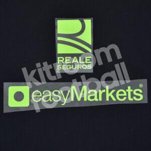 2019-20 Real Betis Away REALE SEGUROS + easyMarkets Sponsor Patch Repro