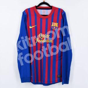 2011-12 Barcelona Player Issue Home L/S Shirt Meshed Nike *BNWT* M