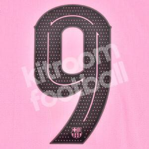 Original Player Issue 2020-21 Barcelona Third Number #9 Champions League Avery