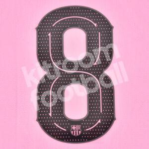 Original Player Issue 2020-21 Barcelona Third Number #8 Champions League Avery