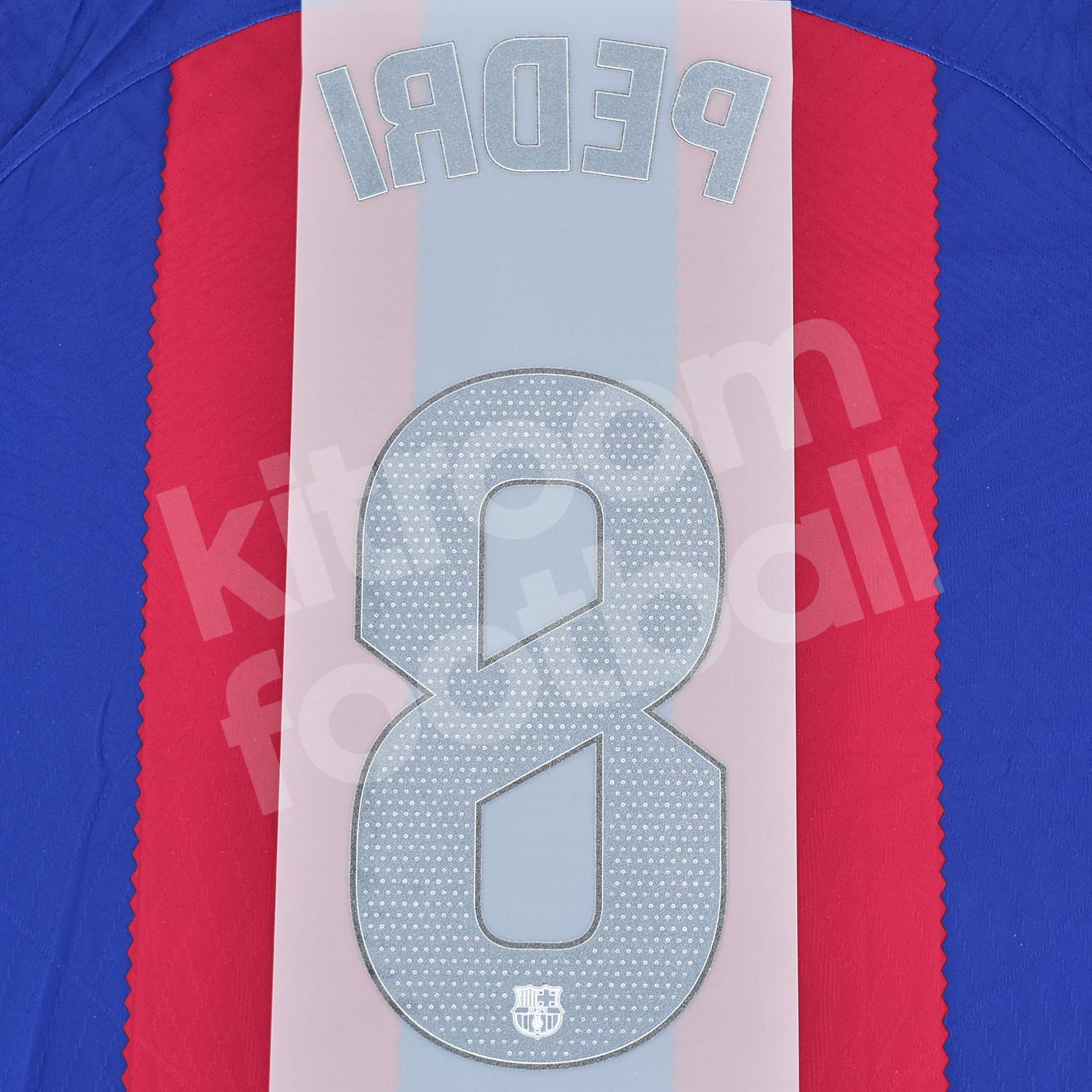 2015-17 Barcelona ARDA 7 La Liga/UCL Home Shirt OFFICIAL SportingiD Name Number Set 568 P 2015-17 Barcelona ARDA 7 La Liga/UCL Home Shirt OFFICIAL SportingiD Name Number Set 568 P