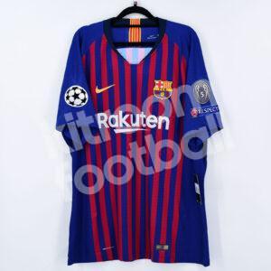 2018-19 Barcelona Player Issue Home Shirt #10 MESSI Champions League XXL - Image 2