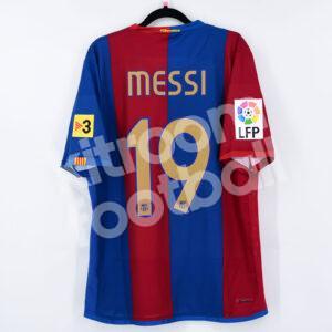 2006-07 Barcelona Home Shirt #19 MESSI Nike (Good) L SPHERE DRY