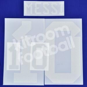 Original Player Issue World Cup Qatar 2022 Argentina Name Number Set #10 MESSI Away