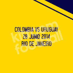 World Cup Brazil 2014 Colombia Match Detail Transfer MDT Patch vs Uruguay Repro