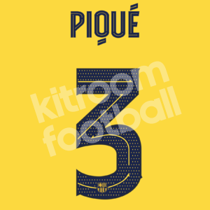 2019-23 Barcelona Third Name Number Set #3 PIQUÉ Cup Version Repro