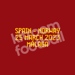 UEFA Euro 2024 Qualifiers Spain MDT Patch vs Norway Málaga Repro