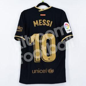 2020-21 Barcelona Away Authentic Match Shirt #10 MESSI La Liga (Excellent) S