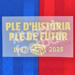 2022-23 Barcelona Ple de Historia Ple de Futur Camp Nou MDT Match Detail Patch