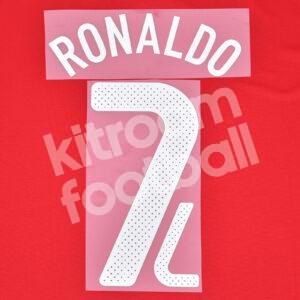 World Cup 2010 Portugal Home Name Number Set #7 RONALDO Repro