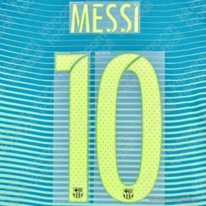 2016-17 Barcelona Third Name Number Set #10 MESSI Repro v2